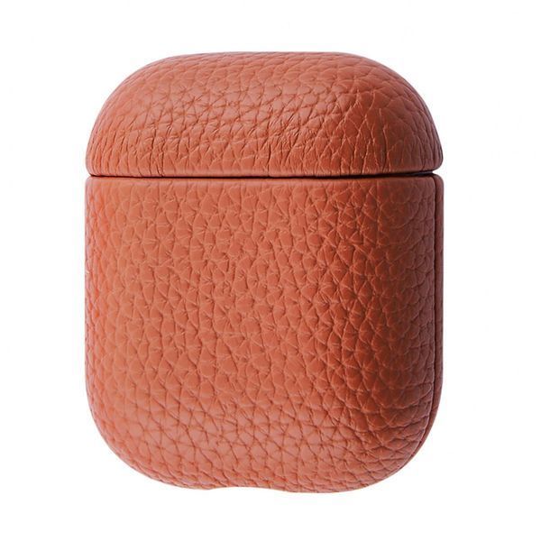 Чехол Leather Case AirPods 1/2 umber 575250807 фото Чехол Leather Case AirPods 1/2 umber 575250807 фото