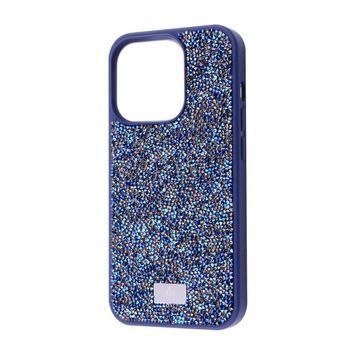 Чехол Bling World Rock Diamond (TPU) iPhone 14 Pro blue titanium 376750810 фото