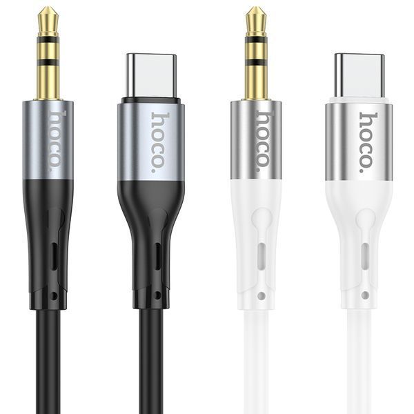 Аудио кабель Hoco UPA22 Type-C silicone digital audio conversion cable Black 9504-20770 фото Аудио кабель Hoco UPA22 Type-C silicone digital audio conversion cable Black 9504-20770 фото