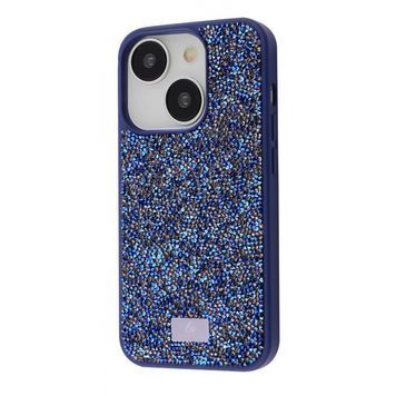 Чехол Bling World Rock Diamond (TPU) iPhone 16 blue titanium 594860807 фото