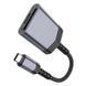 Адаптер Hoco UA25 2 in 1 Card Reader for Type C Mobile Phone (Type C to SD/TF) Metal Grey 9802-11631 фото 7