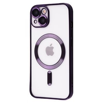 Чехол Metal Matte Case with Magnetic Ring iPhone 14 deep purple 545120488 фото