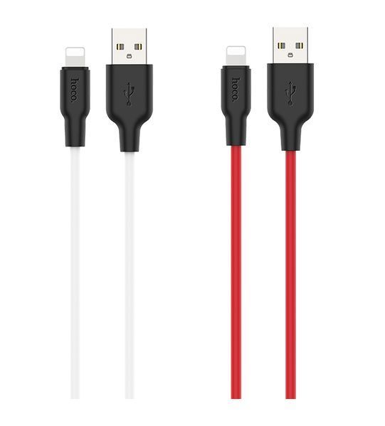 Кабель Hoco X21 Plus Silicone PD 20W Lightning (1m) Black-White 7761-7225 фото Кабель Hoco X21 Plus Silicone PD 20W Lightning (1m) Black-White 7761-7225 фото