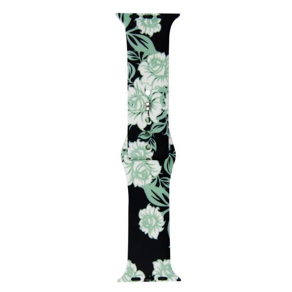 Ремінець Apple Watch Silicone Print 42/44 Flowers 4 442-3463 фото Ремінець Apple Watch Silicone Print 42/44 Flowers 4 442-3463 фото