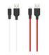 Кабель Hoco X21 Plus Silicone PD 20W Lightning (1m) Black-White 7761-7225 фото 2