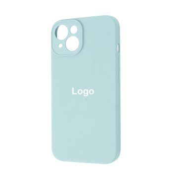 Square Full Silicone Case Close Camera iPhone 13 21 - Light Green 3694-10094 фото