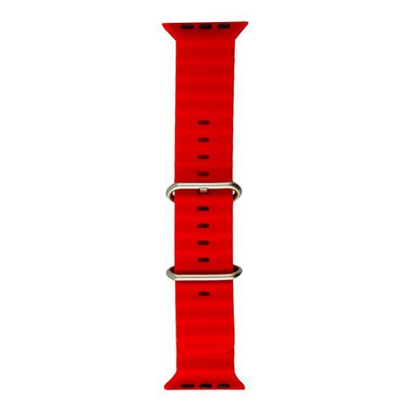 Ремінець Apple Watch Ocean Band 42/44/45/49 (M) 15 - Red 7625-6726 фото Ремінець Apple Watch Ocean Band 42/44/45/49 (M) 15 - Red 7625-6726 фото