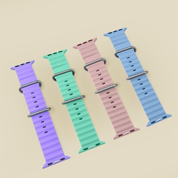 Ремінець Apple Watch Ocean Band 42/44/45/49 (M) 15 - Red 7625-6726 фото Ремінець Apple Watch Ocean Band 42/44/45/49 (M) 15 - Red 7625-6726 фото