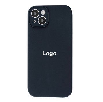 Square Full Silicone Case Close Camera iPhone 14 7 - Midnight Blue 3684-10139 фото
