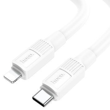 Кабель Hoco X84 iP Solid PD charging data cable White 9527-20771 фото