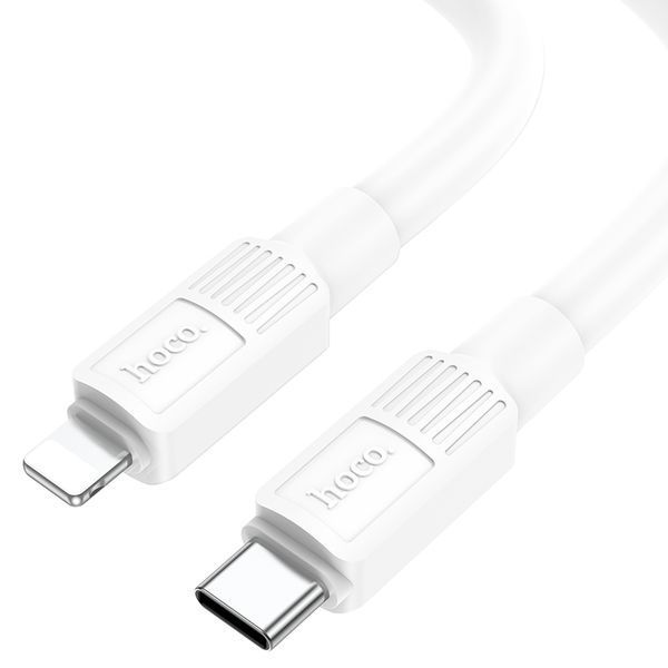 Кабель Hoco X84 iP Solid PD charging data cable White 9527-20771 фото Кабель Hoco X84 iP Solid PD charging data cable White 9527-20771 фото