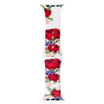 Ремінець Apple Watch Silicone Print 42/44 Flowers 6 442-3465 фото