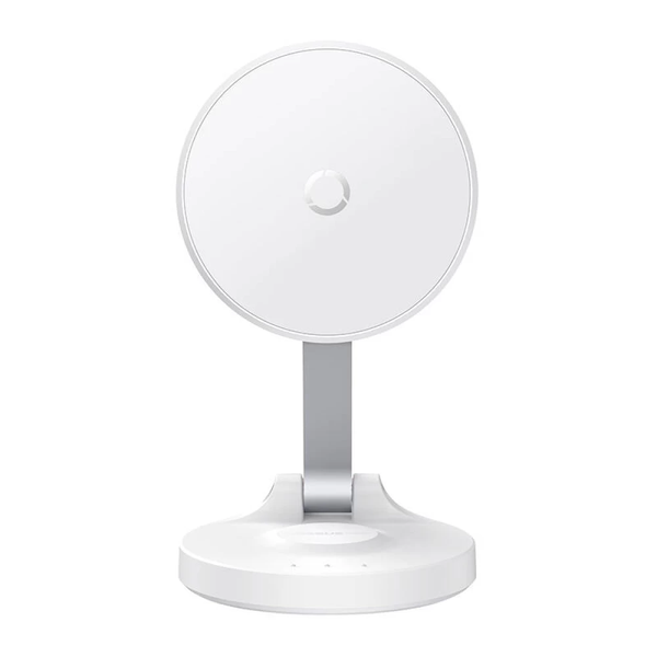 Автодержатель Baseus MagPro Magnetic Foldable white 552850003 фото Автодержатель Baseus MagPro Magnetic Foldable white 552850003 фото