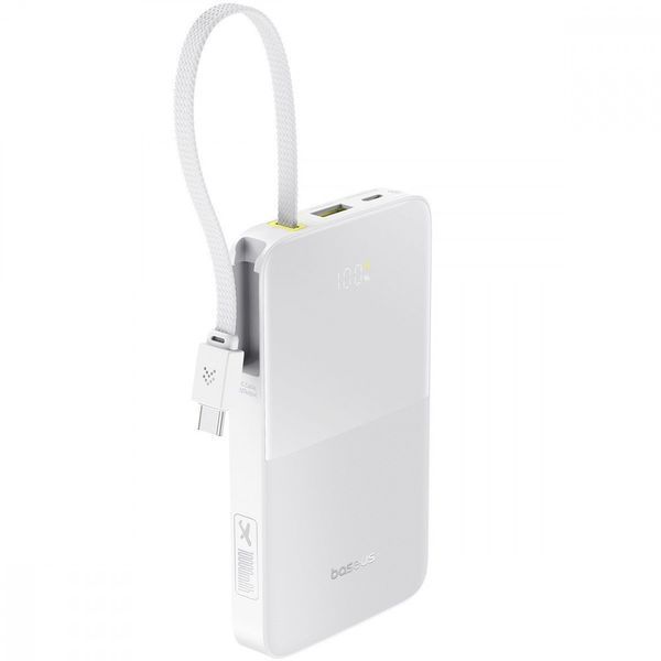 Портативная Батарея Baseus EnerFill Bipow2 Pro 22.5W 10000mAh white 652130003 фото Портативная Батарея Baseus EnerFill Bipow2 Pro 22.5W 10000mAh white 652130003 фото