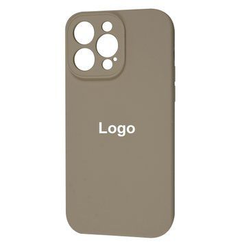 Square Full Silicone Case Close Camera iPhone 14 Pro Max 70 - Clay 3682-8825 фото