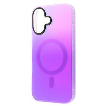 Чехол WAVE Matte Gradient Colors with Magnetic Ring iPhone 16 light purple/blue 598790807 фото