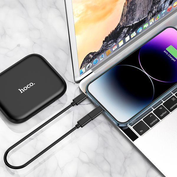 Набор адаптеров Hoco U114 Treasure box storage charging data cable set Black 8809-9464 фото