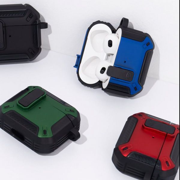 Чехол Defender Case for AirPods 1/2 red/black 577790066 фото Чехол Defender Case for AirPods 1/2 red/black 577790066 фото