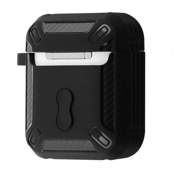 Чехол Defender Case for AirPods 1/2 red/black 577790066 фото Чехол Defender Case for AirPods 1/2 red/black 577790066 фото