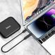 Набор адаптеров Hoco U114 Treasure box storage charging data cable set Black 8809-9464 фото 10