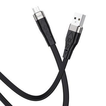 Кабель Hoco X53 Angel Silicone Micro USB (1m) Black 7765-7261 фото
