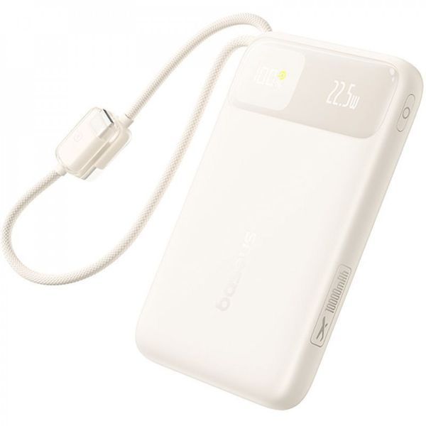 Портативная Батарея Baseus EnerFill FC11 Digital Display 10000mAh 22.5W beige 670890324 фото Портативная Батарея Baseus EnerFill FC11 Digital Display 10000mAh 22.5W beige 670890324 фото