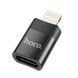 Адаптер Hoco UA17 iP Male to Type-C female USB2.0 adapter Black 8828-9483 фото 2