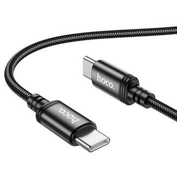 Кабель Hoco X89 Wind 60W charging data cable Type-C to Type-C Black 9532-20782 фото