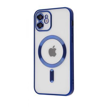 Чехол Metal Matte Case with Magnetic Ring iPhone 12 midnight blue 545180016 фото