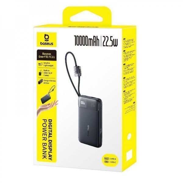 Портативная Батарея Baseus EnerFill FC11 Digital Display 10000mAh 22.5W pink 670890005 фото Портативная Батарея Baseus EnerFill FC11 Digital Display 10000mAh 22.5W pink 670890005 фото
