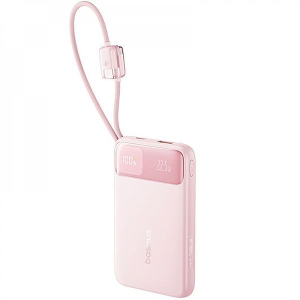 Портативная Батарея Baseus EnerFill FC11 Digital Display 10000mAh 22.5W pink 670890005 фото Портативная Батарея Baseus EnerFill FC11 Digital Display 10000mAh 22.5W pink 670890005 фото