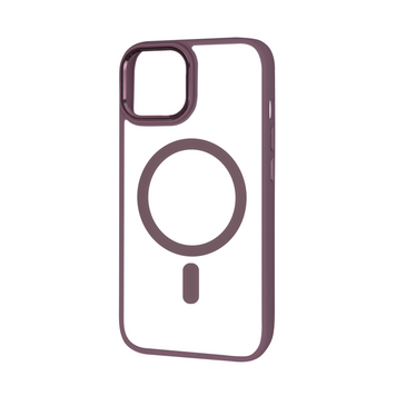 FIBRA Metallic Matte Case with MagSafe iPhone 14 Plus Marsala 3670-10450 фото