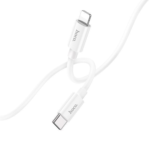 Кабель Hoco X87 Magic silicone PD charging data cable for iP White 8885-9559 фото Кабель Hoco X87 Magic silicone PD charging data cable for iP White 8885-9559 фото
