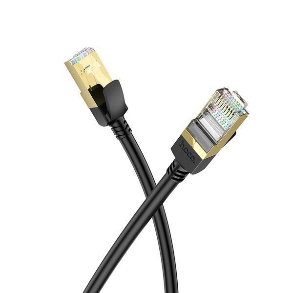 Сетевой кабель для интернета Hoco US02 Level pure copper gigabit ethernet cable(L=1M) Black 8842-9497 фото Сетевой кабель для интернета Hoco US02 Level pure copper gigabit ethernet cable(L=1M) Black 8842-9497 фото